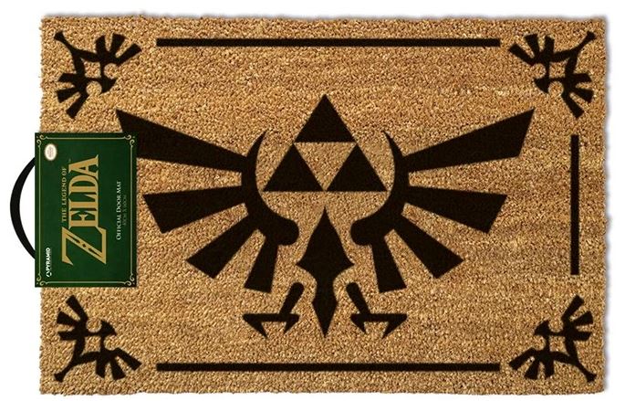 Zerbino The Legend Of Zelda Triforce Black Cm 60X40 - Gp85122 Zerbino The Legend Of Zelda Triforce Black Cm 60X40 - Gp85122